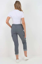Italian Drawstring Waistband Magic Cargo Trouser Trouser WearAll