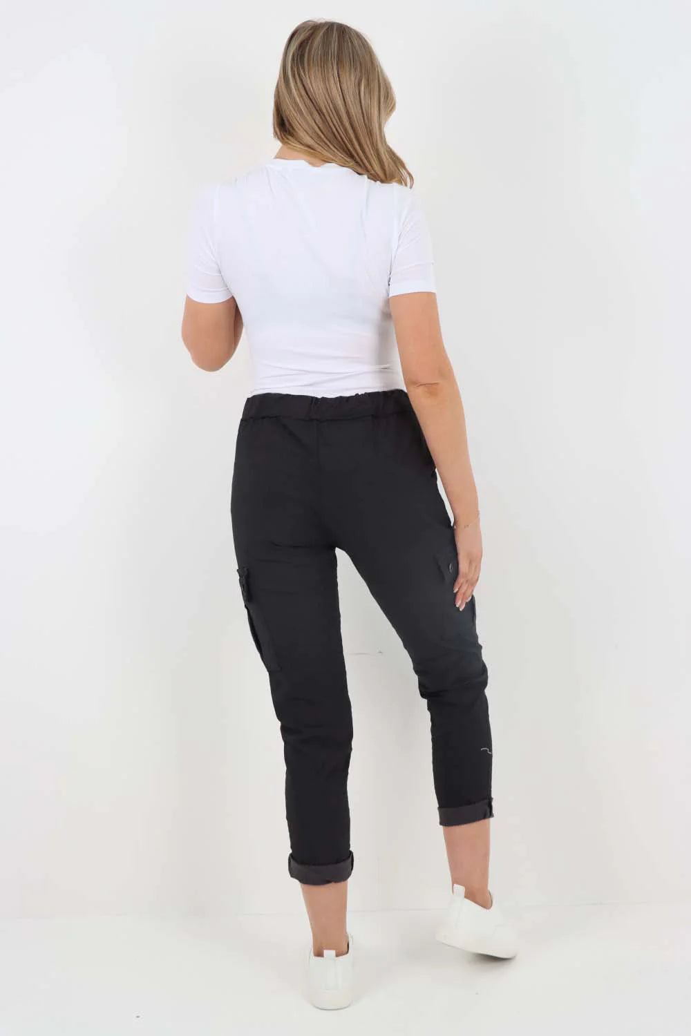 Italian Drawstring Waistband Magic Cargo Trouser Trouser WearAll
