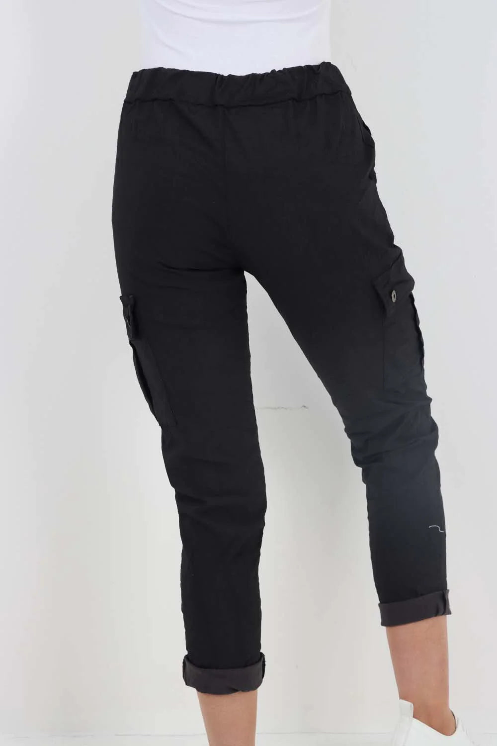 Italian Drawstring Waistband Magic Cargo Trouser Trouser WearAll