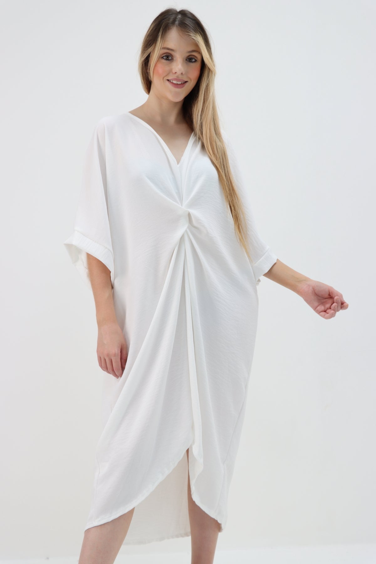 Tie Knot Twist Midi Dress Dress WearAll