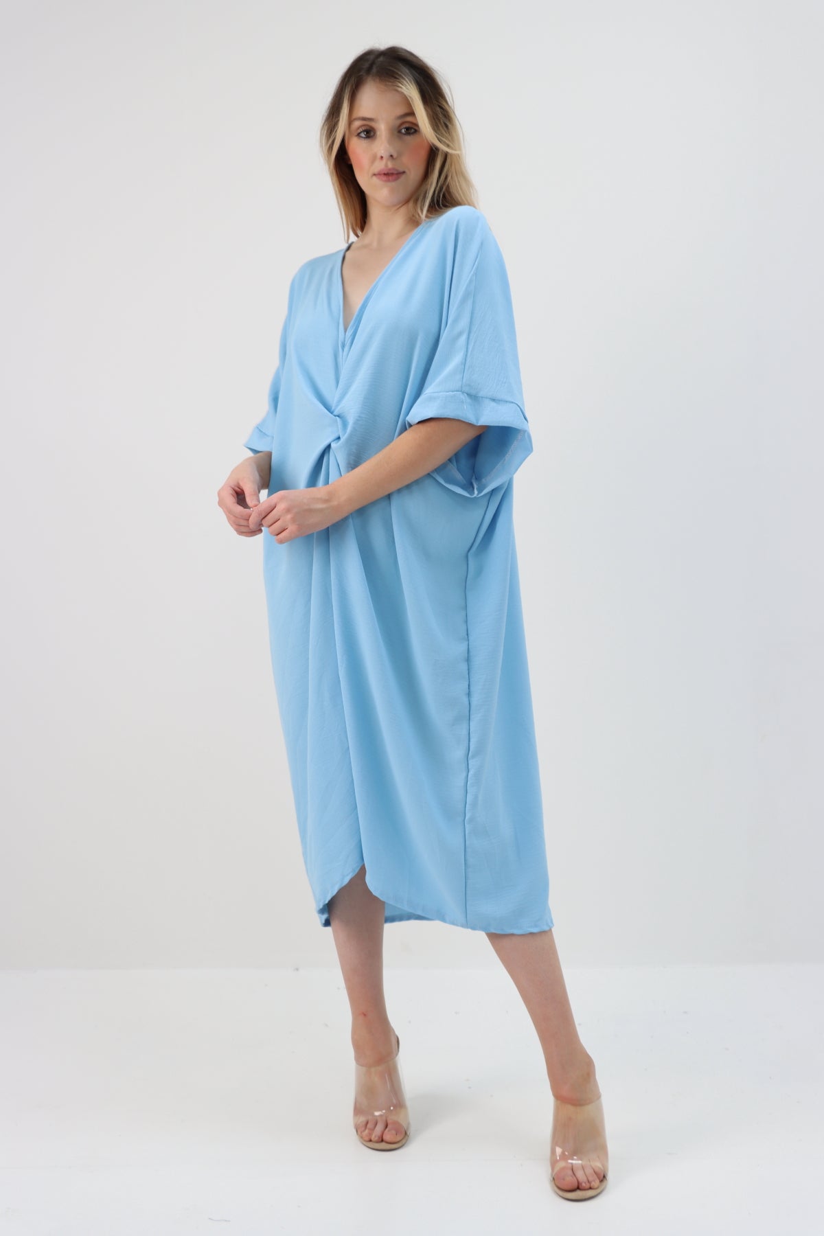 Tie Knot Twist Midi Dress Dress WearAll