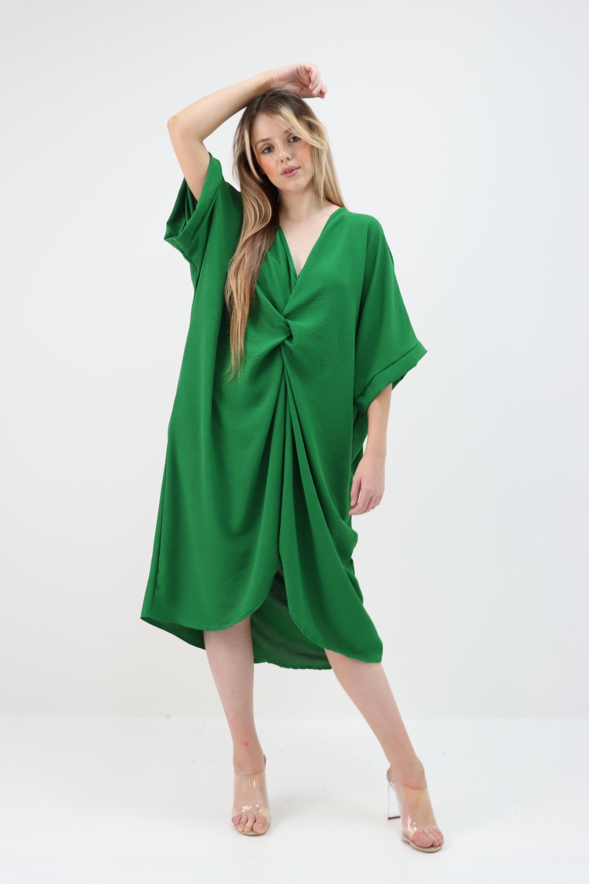 Tie Knot Twist Midi Dress Dress WearAll