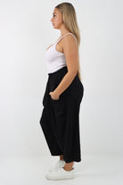 Italian Wide Leg Baggy Parachute Palazzo Trouser Trousers WearAll