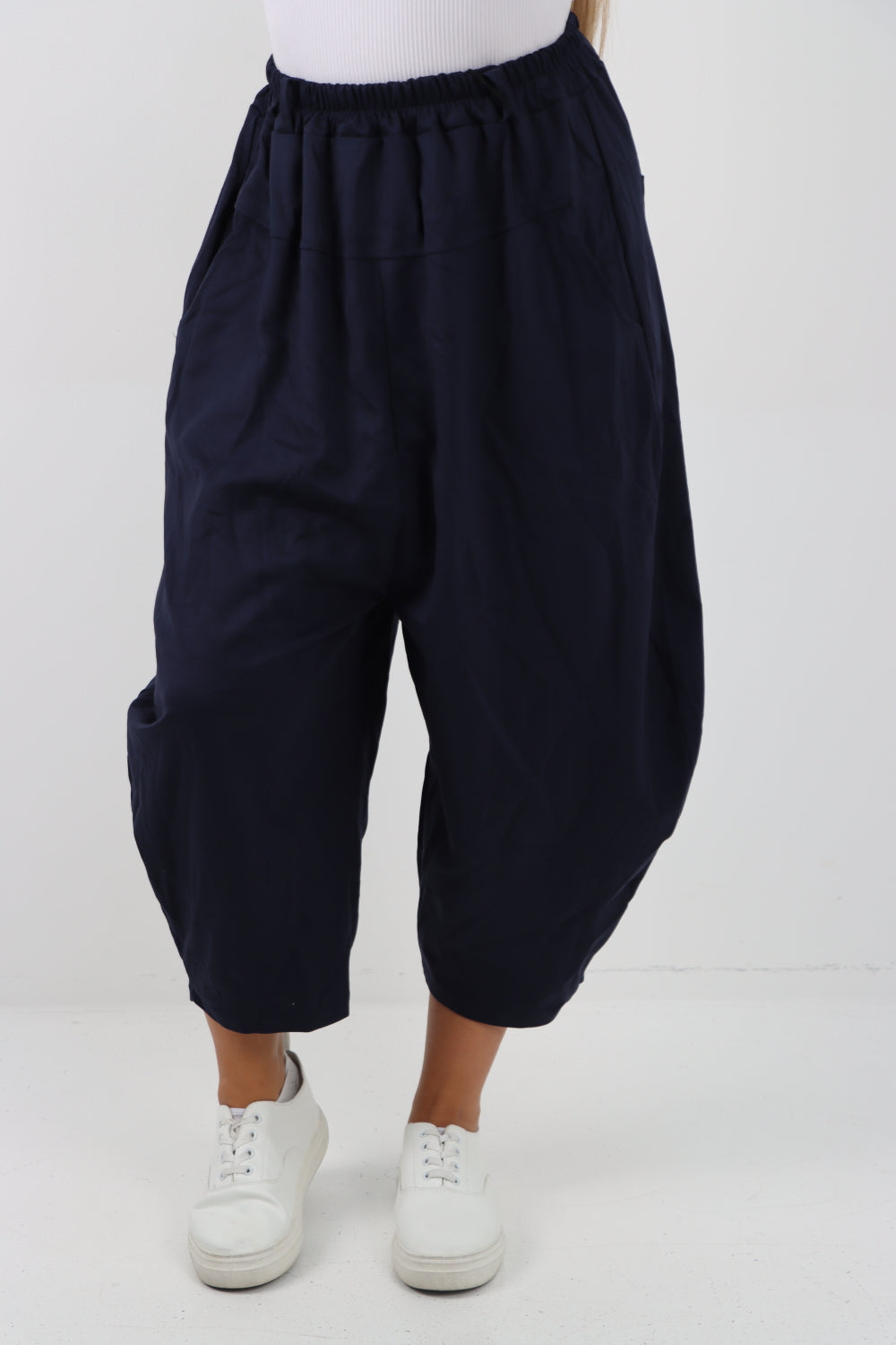 Italian Wide Leg Baggy Parachute Palazzo Trouser Trousers WearAll