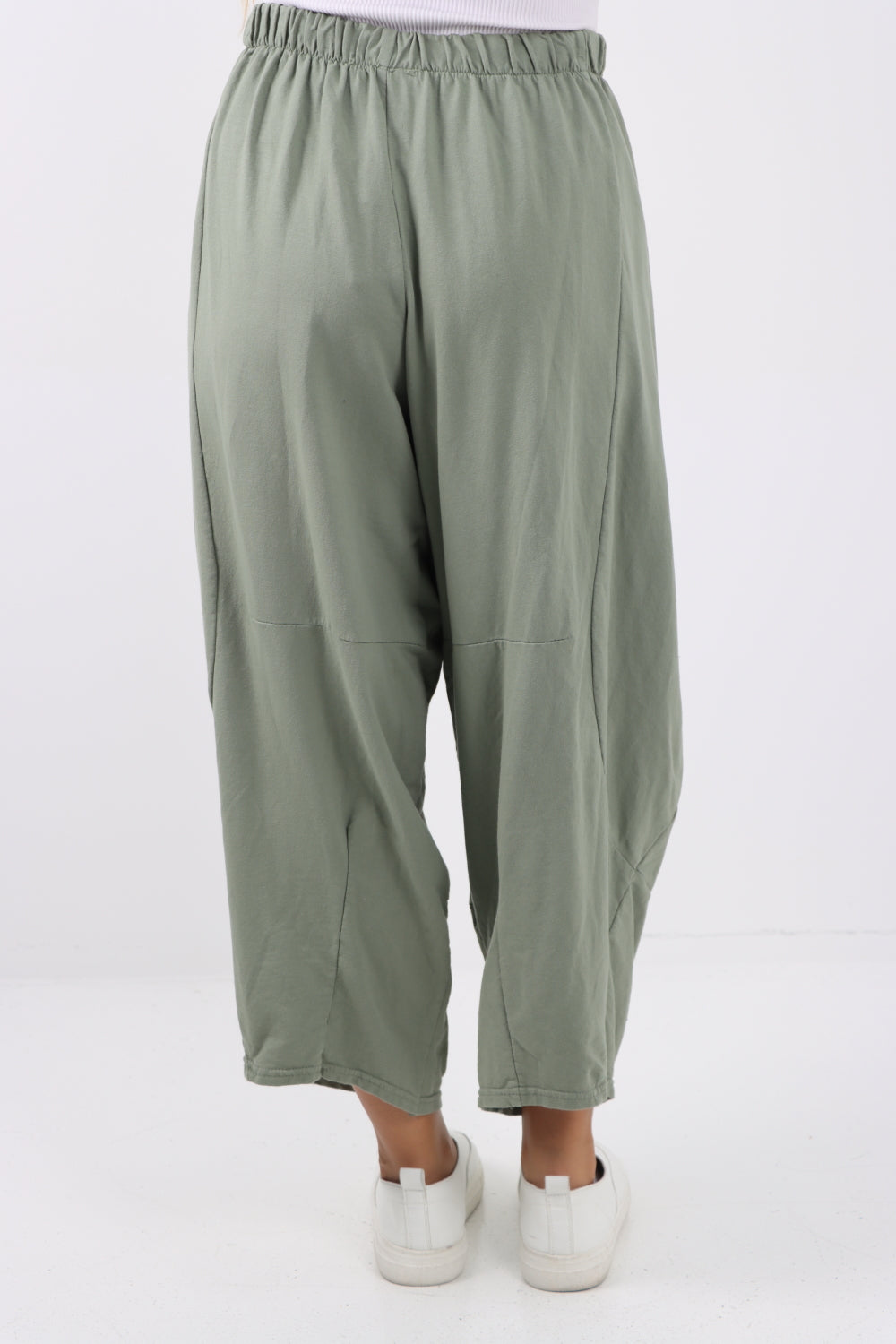 Italian Relaxed Fit Plain Baggy Trouser Trousers WearAll