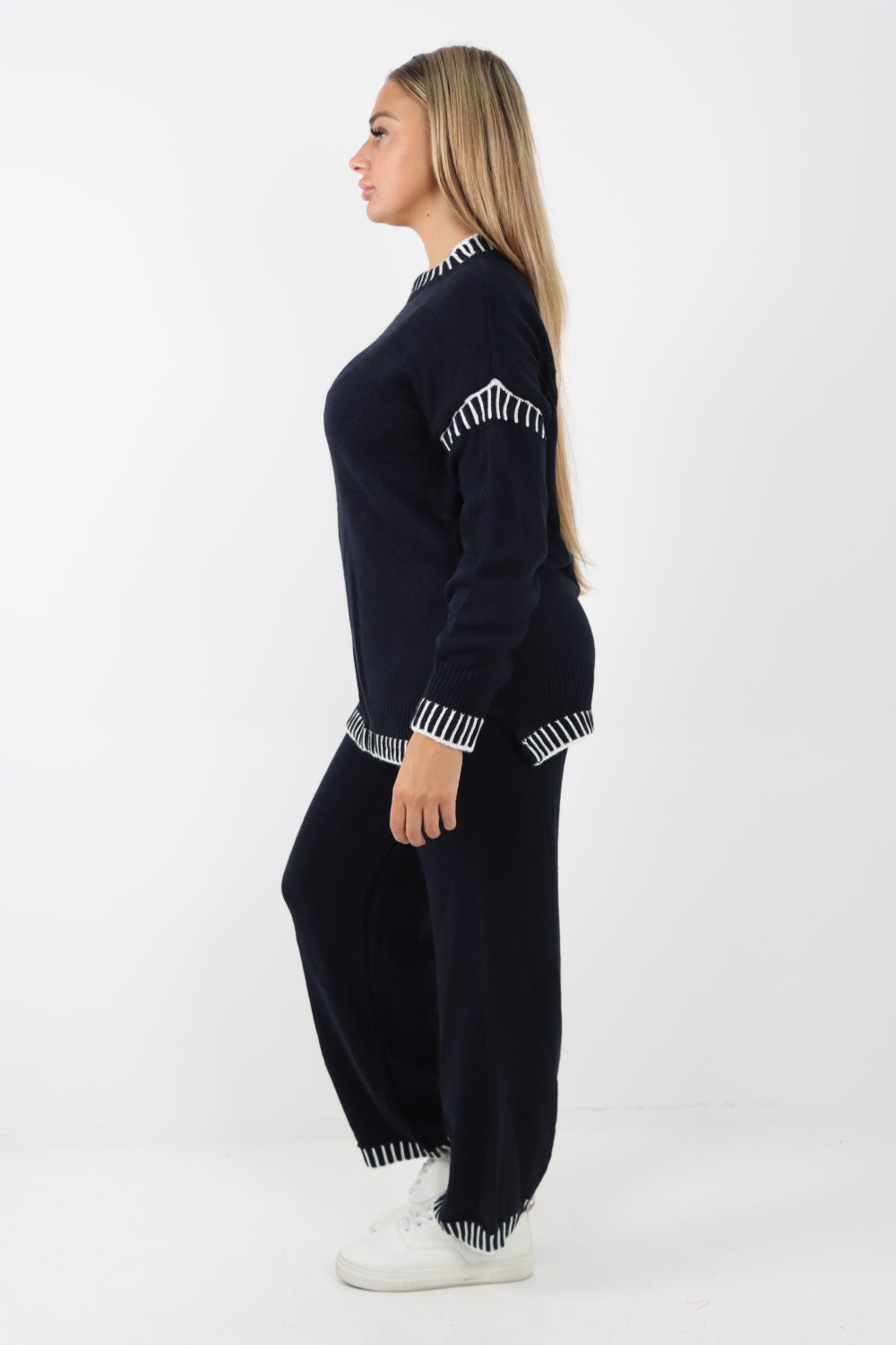 Italian Patch Knitted Co-Ord Set Tracksuit Dress WearAll