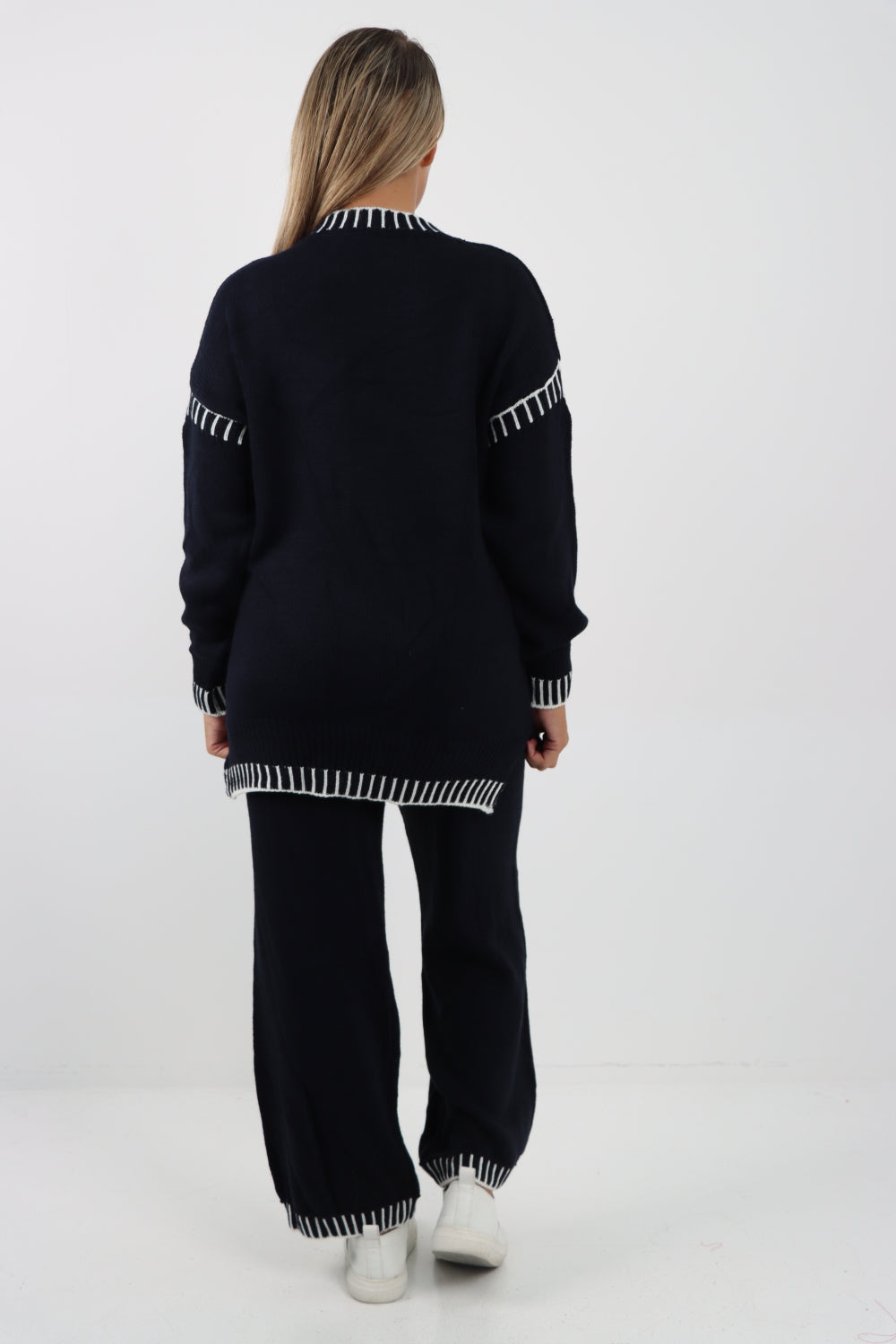 Italian Patch Knitted Co-Ord Set Tracksuit Dress WearAll
