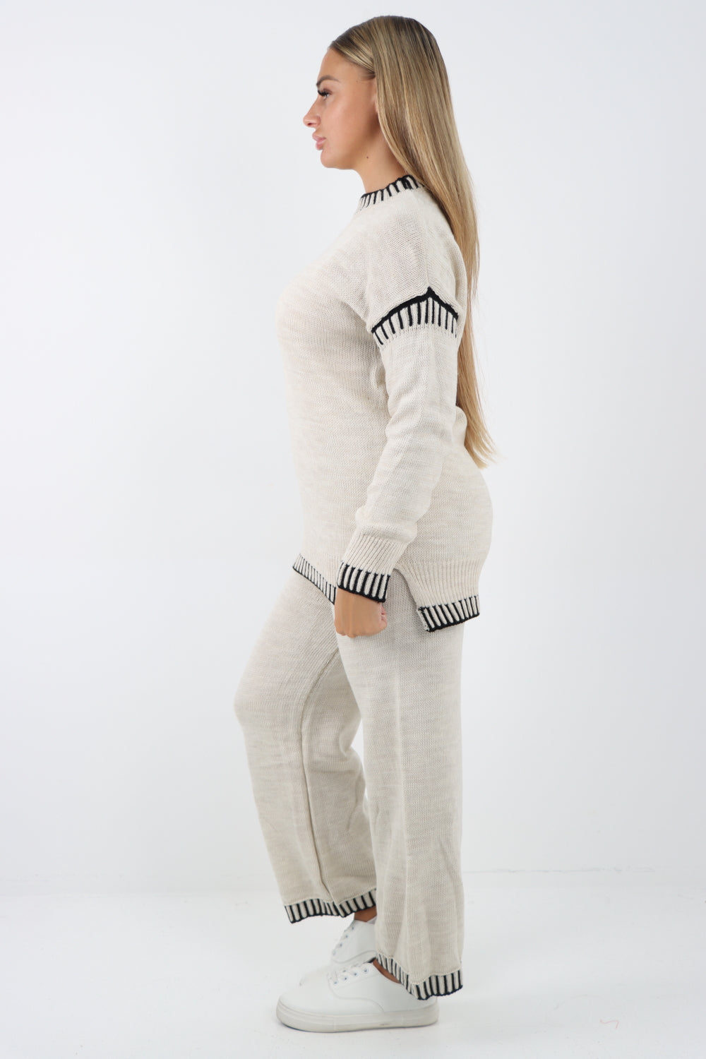 Italian Patch Knitted Co-Ord Set Tracksuit Dress WearAll