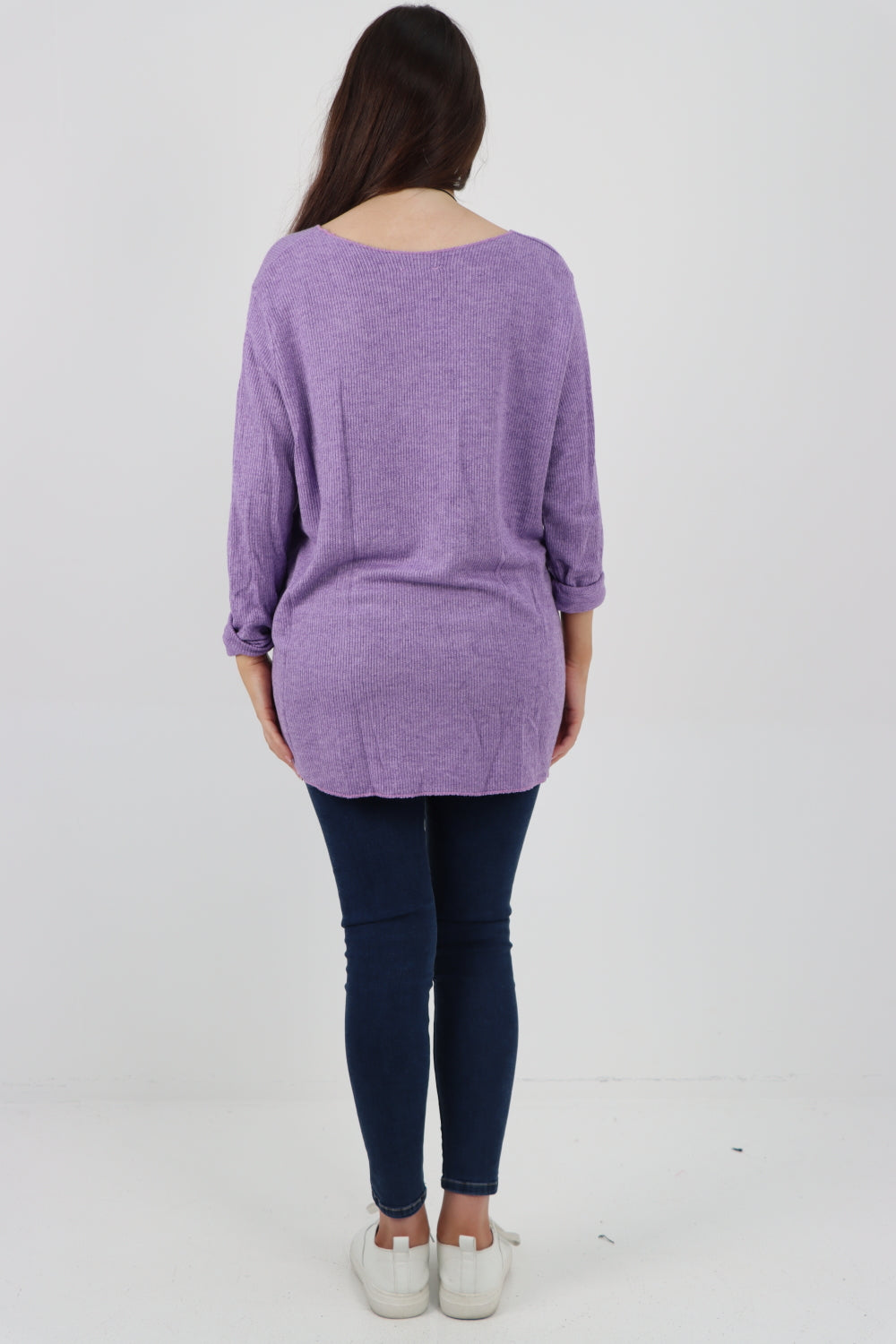 Italian Soft Knitted Necklace Top Sweater Jumper WearAll