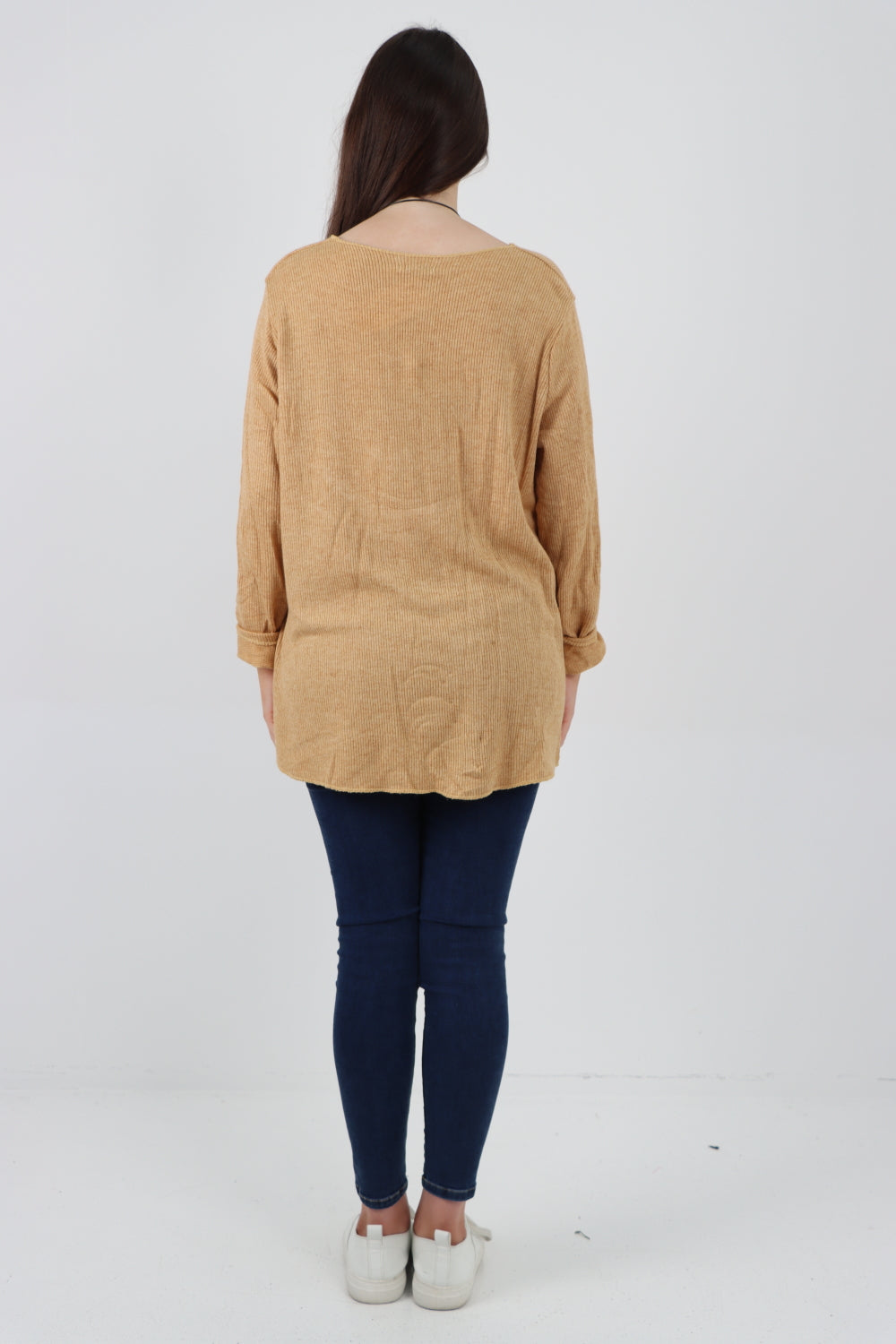 Italian Soft Knitted Necklace Top Sweater Jumper WearAll