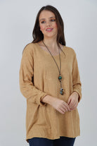 Italian Soft Knitted Necklace Top Sweater Jumper WearAll