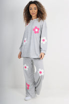 italian ditsy floral print hooded co ord set Co-Ord Suit Set WearAll