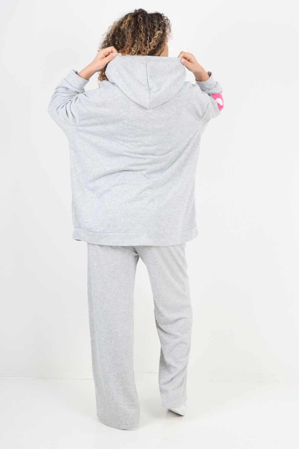 italian ditsy floral print hooded co ord set Co-Ord Suit Set WearAll