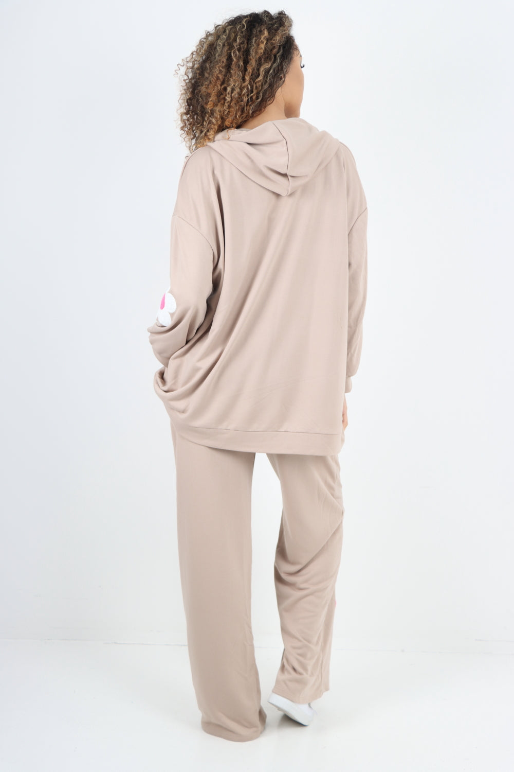 italian ditsy floral print hooded co ord set Co-Ord Suit Set WearAll