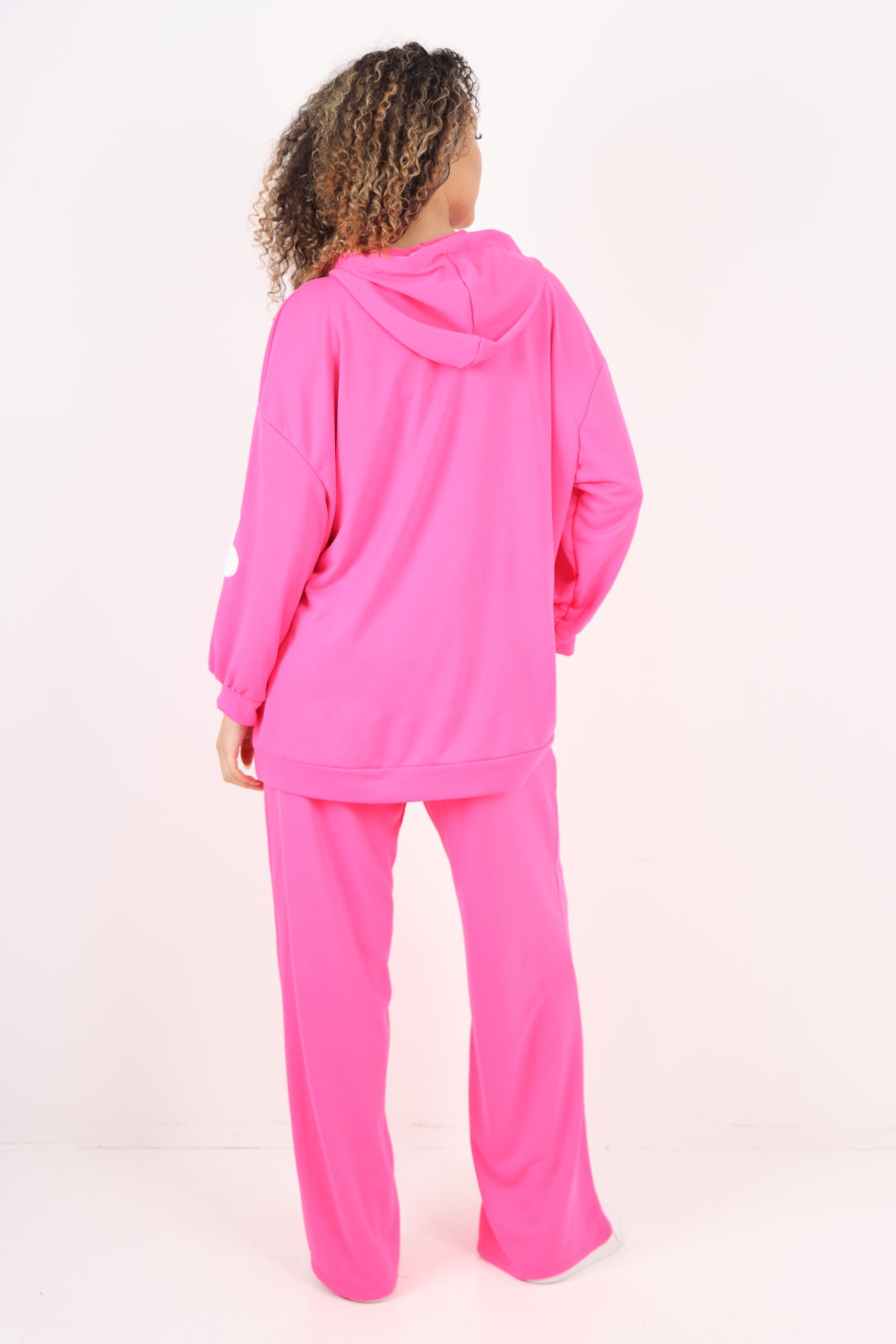 italian ditsy floral print hooded co ord set Co-Ord Suit Set WearAll