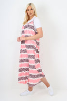 italian animal print deep v neck jumpsuit Jumpsuits & Rompers WearAll