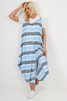 italian animal print deep v neck jumpsuit Jumpsuits & Rompers WearAll