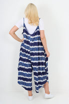 italian animal print deep v neck jumpsuit Jumpsuits & Rompers WearAll