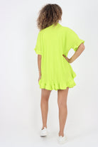 Italian Pleated Shirt & Shorts Co-Ord Set Co-Ords WearAll