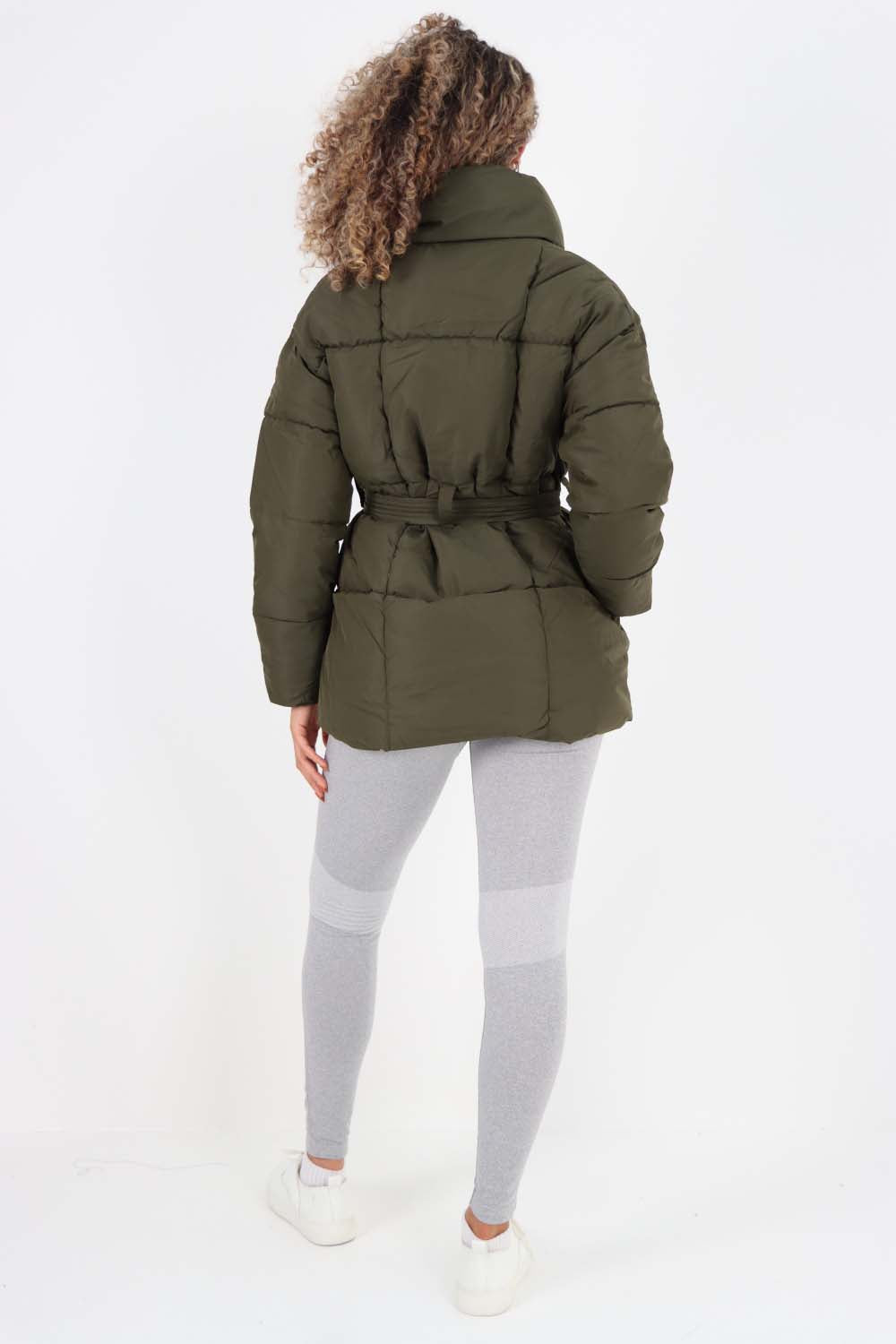 Italian Belted Hooded Jacket Coat Jackets & Coat WearAll