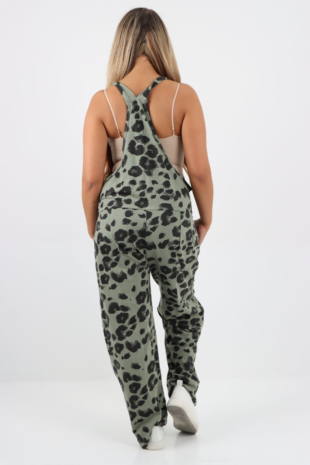 Dungaree Leopard Print Jersey Jumpsuits Dungarees WearAll