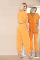 Tie Waist Stylish Harem Jumpsuit Playsuits & Jumpsuits WearAll