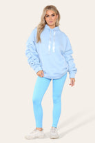 High Waist High Rise Seamless Ribbed Legging Leggings WearAll