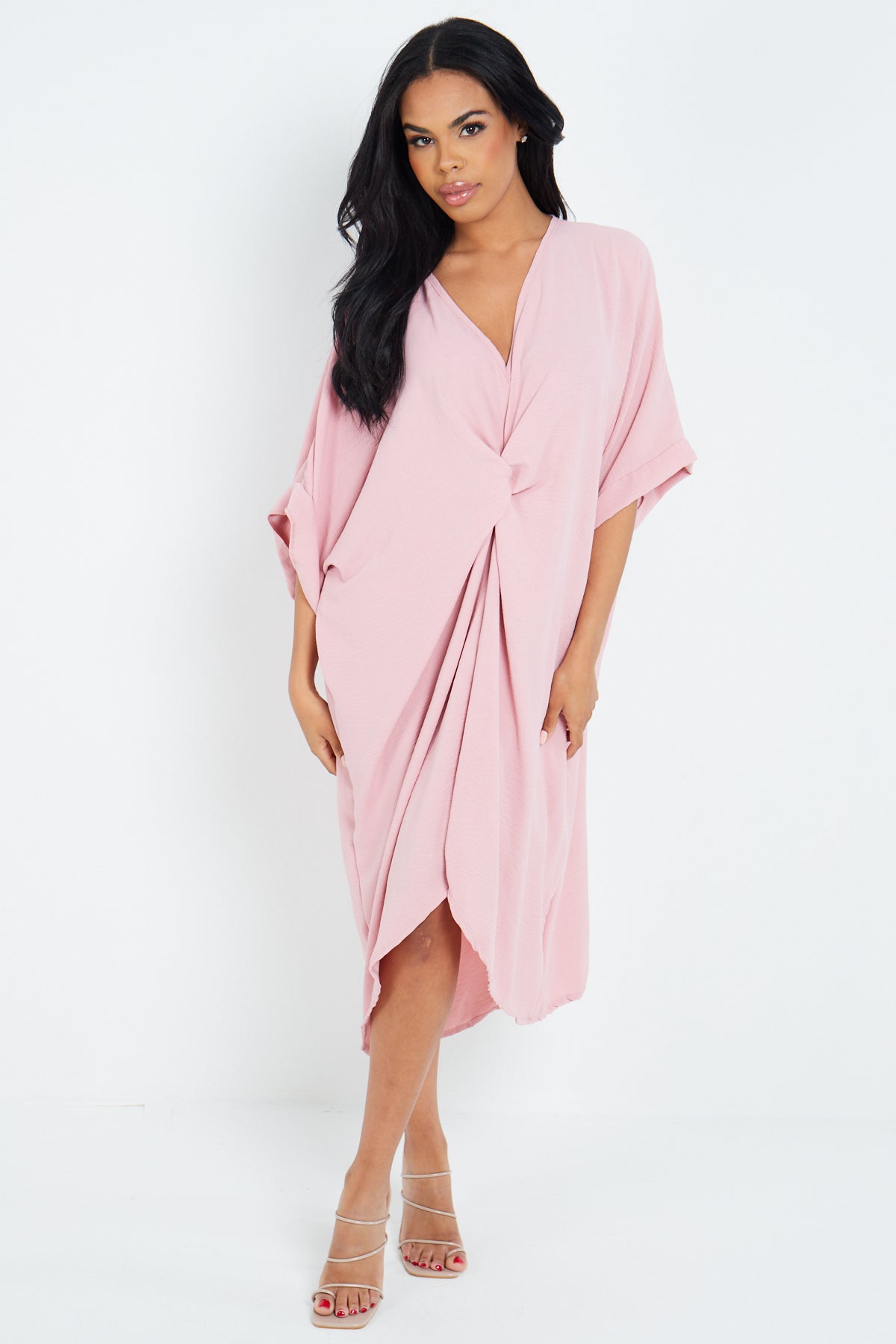 Tie Knot Twist Midi Dress Dress WearAll