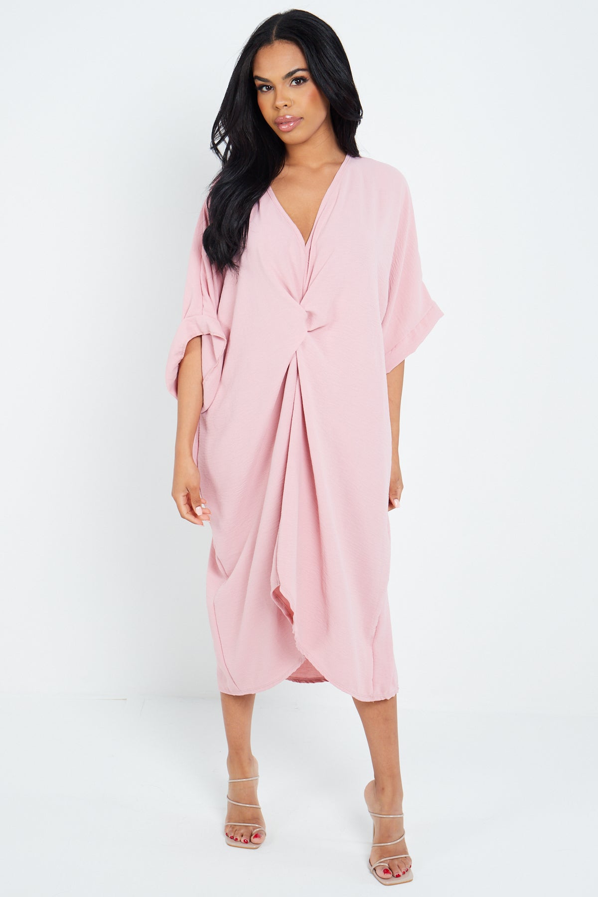 Tie Knot Twist Midi Dress Dress WearAll