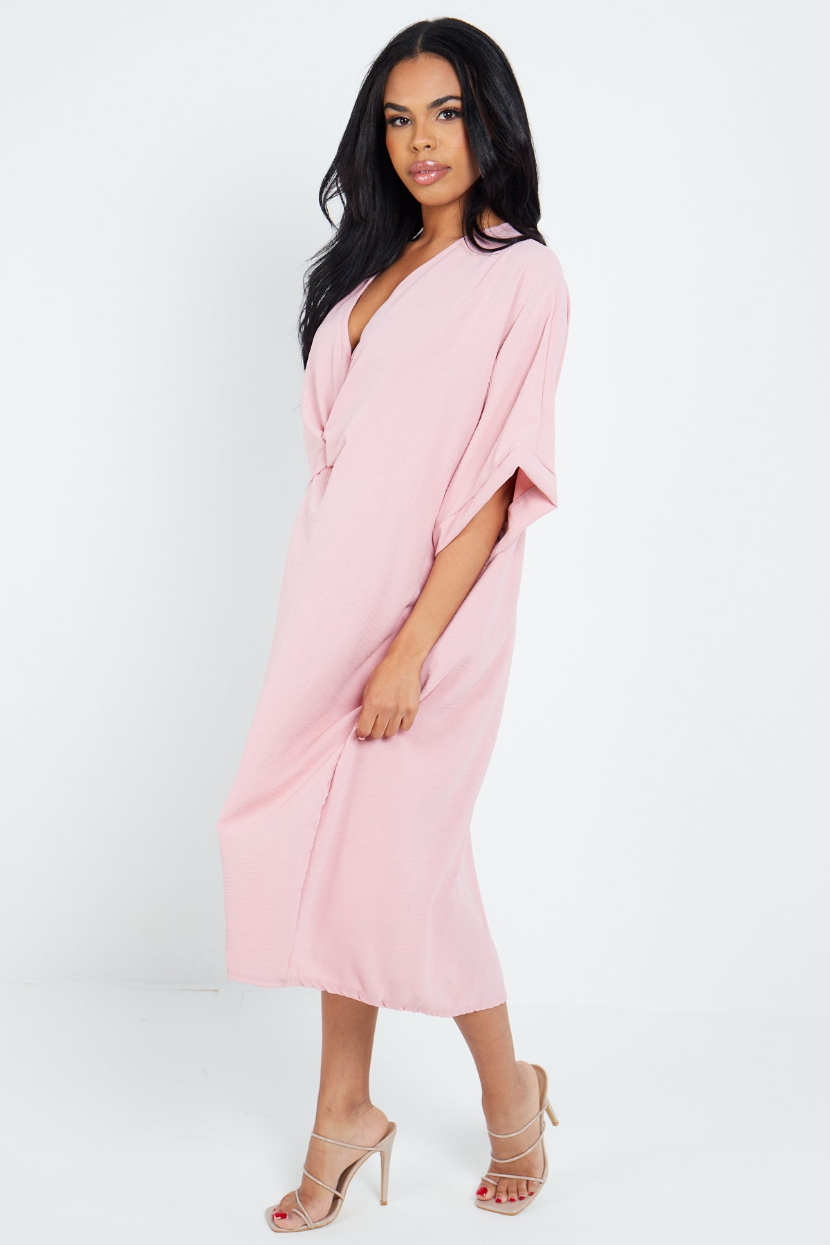 Tie Knot Twist Midi Dress Dress WearAll