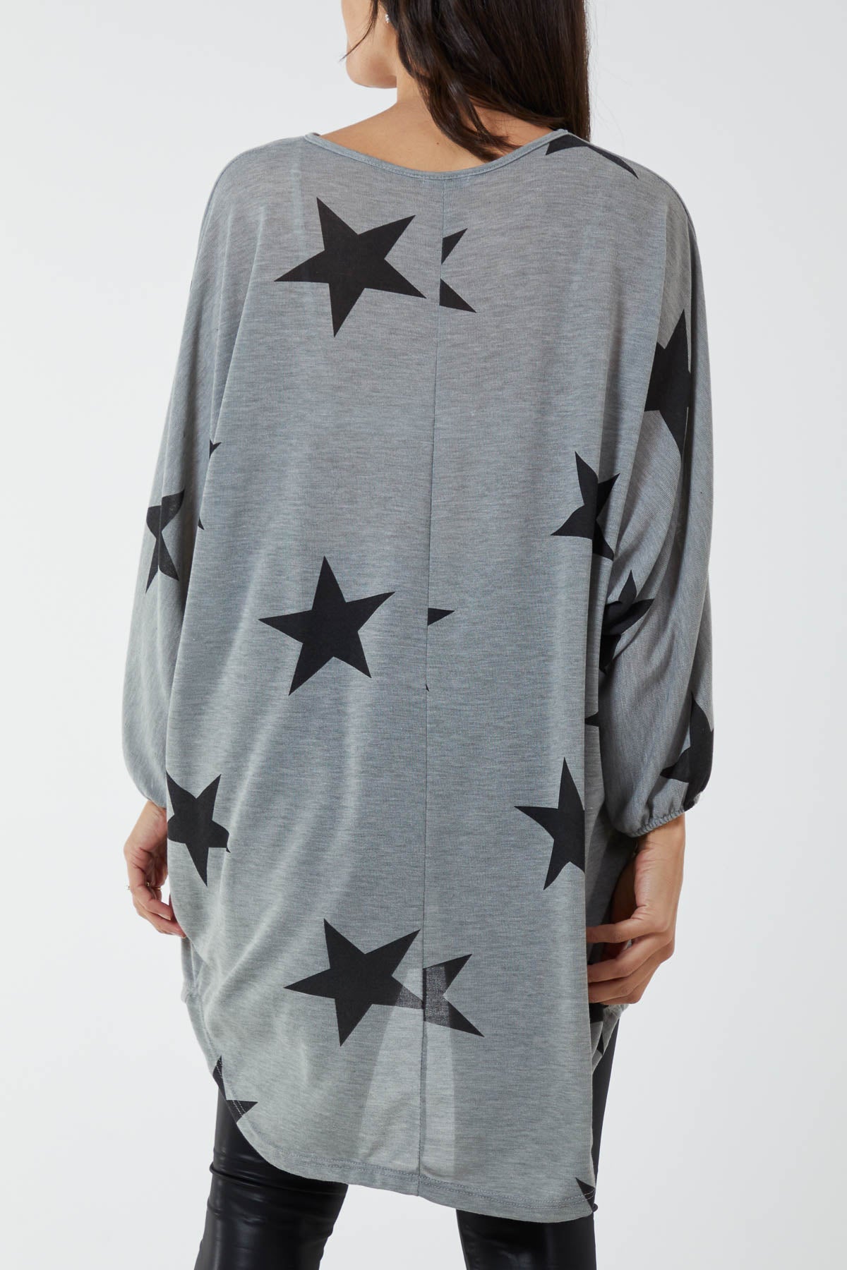 Dip Hem Asymmetric Star Top TOPMF2 WearAll