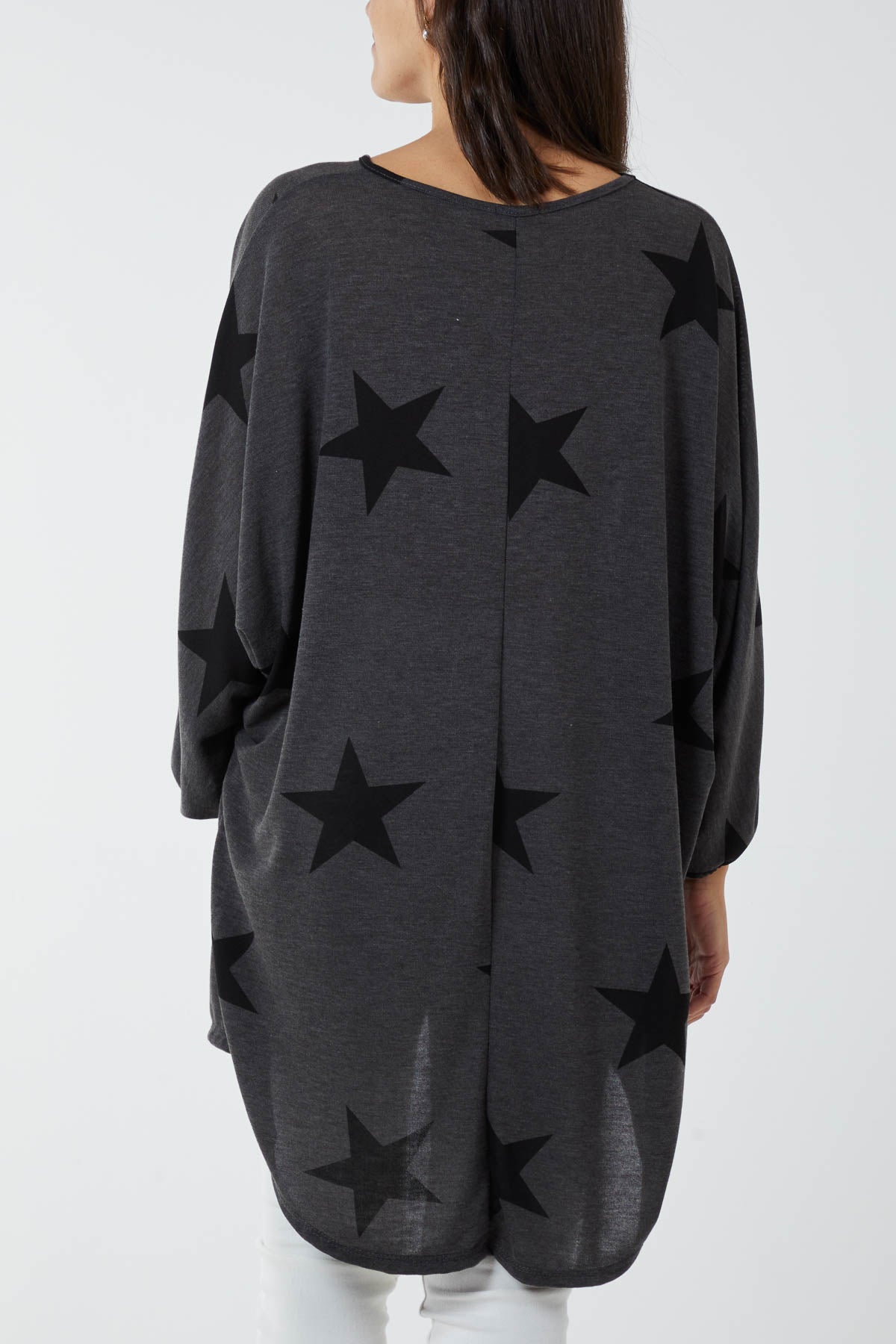 Dip Hem Asymmetric Star Top TOPMF2 WearAll