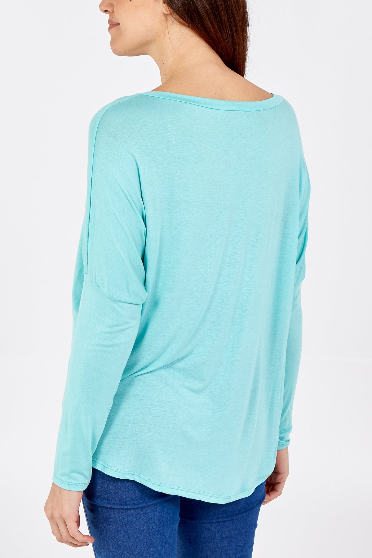 Basic Long Sleeve High Low Top TOPMF2 WearAll