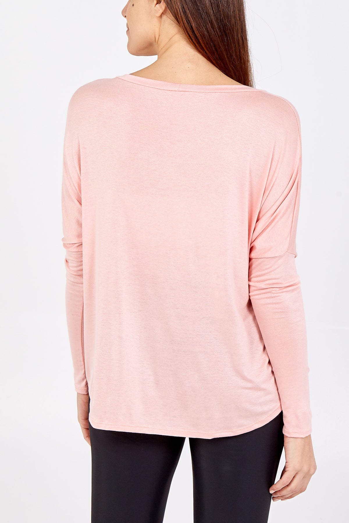 Basic Long Sleeve High Low Top TOPMF2 WearAll