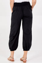 Button Pocket Detail Harem Pants TRS1 WearAll