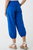 Button Pocket Detail Harem Pants TRS1 WearAll