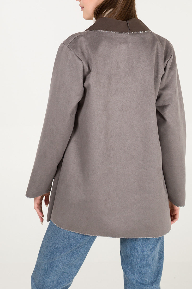 Suede Waterfall Jacket JK1 WearAll