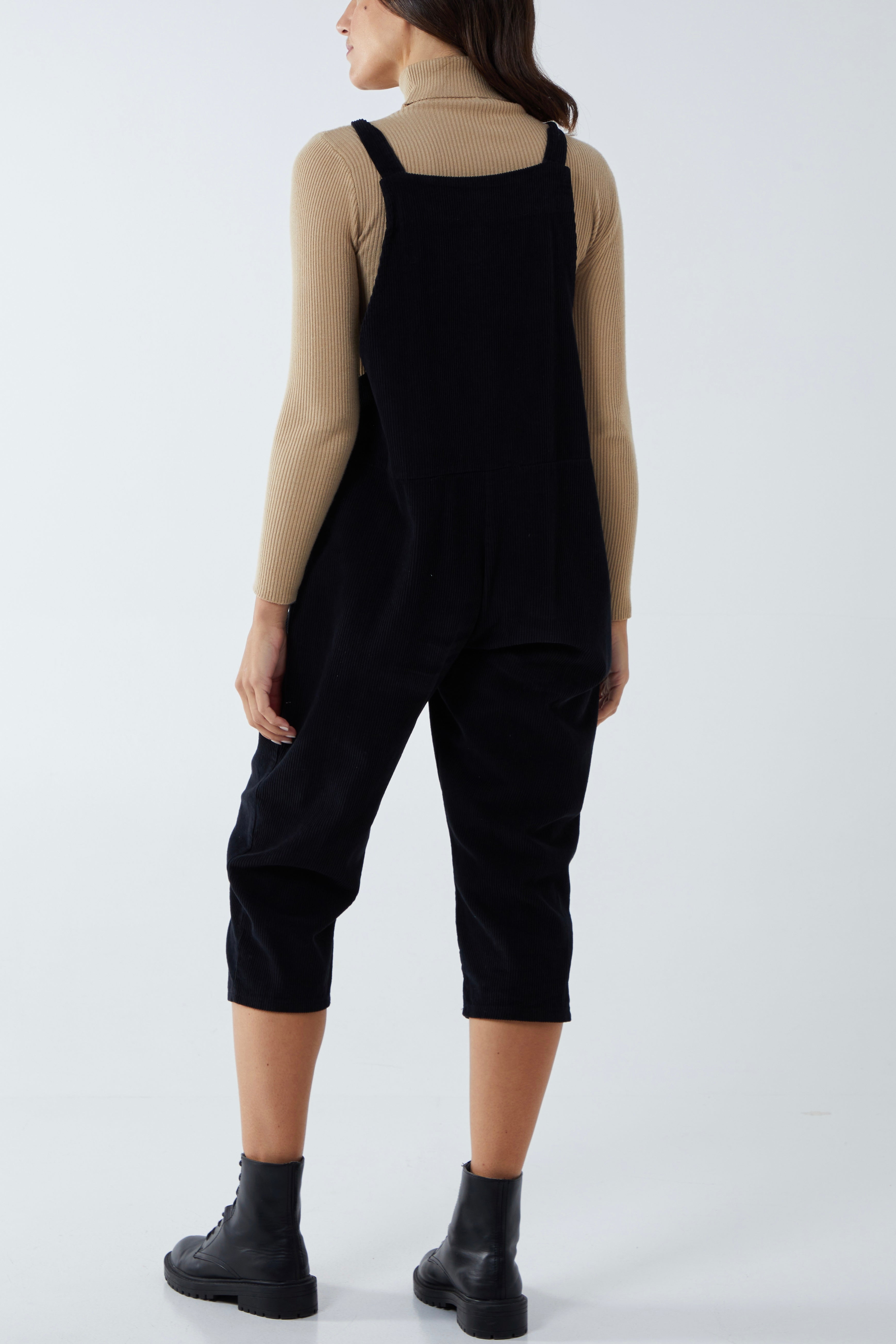 Corduroy Pocket Dungarees Jumpsuit WearAll