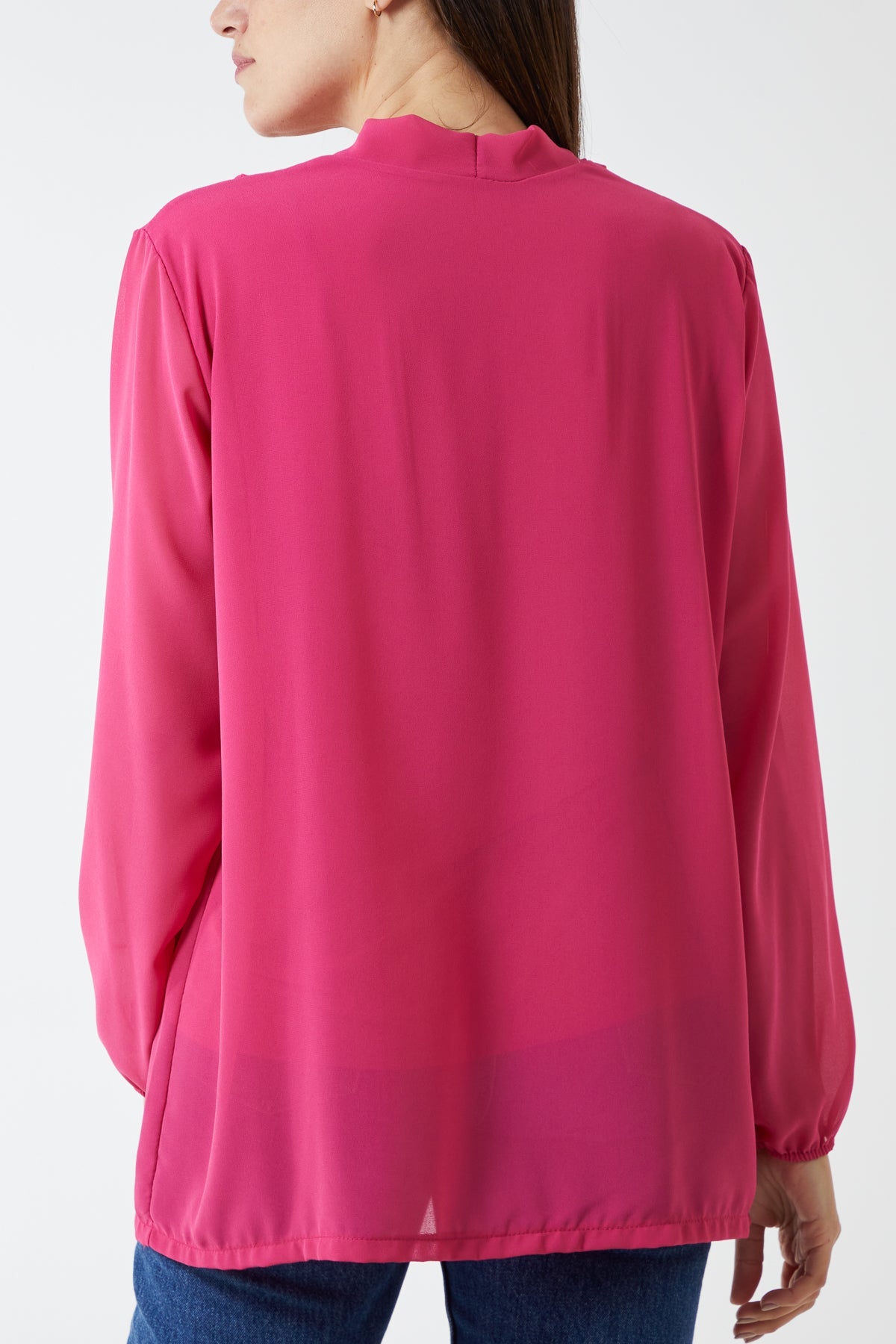 Gold Button Detail Blouse TOPMF2 WearAll