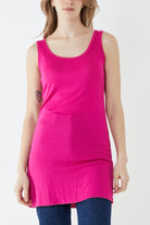 Longline Vest TOPMF2 WearAll Fuchsia One Size