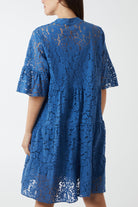 Angel Sleeve Tiered Lace Dress DMF2 WearAll