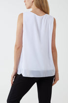 Pleated Necklace Vest TOPMF2 WearAll