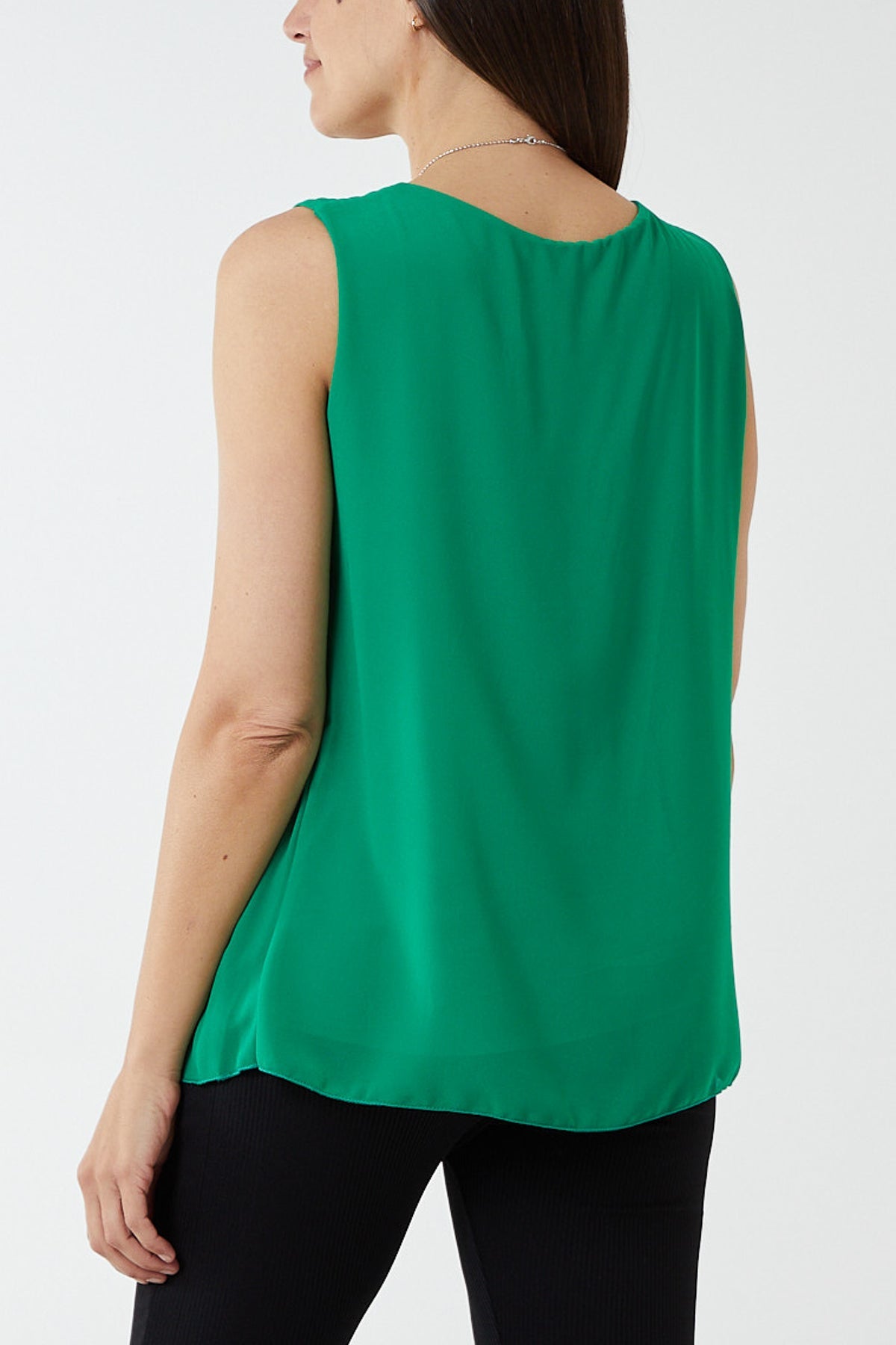 Pleated Necklace Vest TOPMF2 WearAll