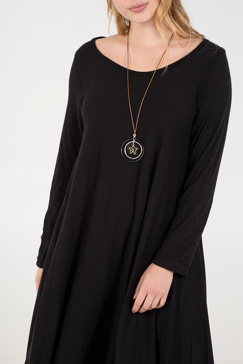 Pleated Necklace Dress DMF2 WearAll