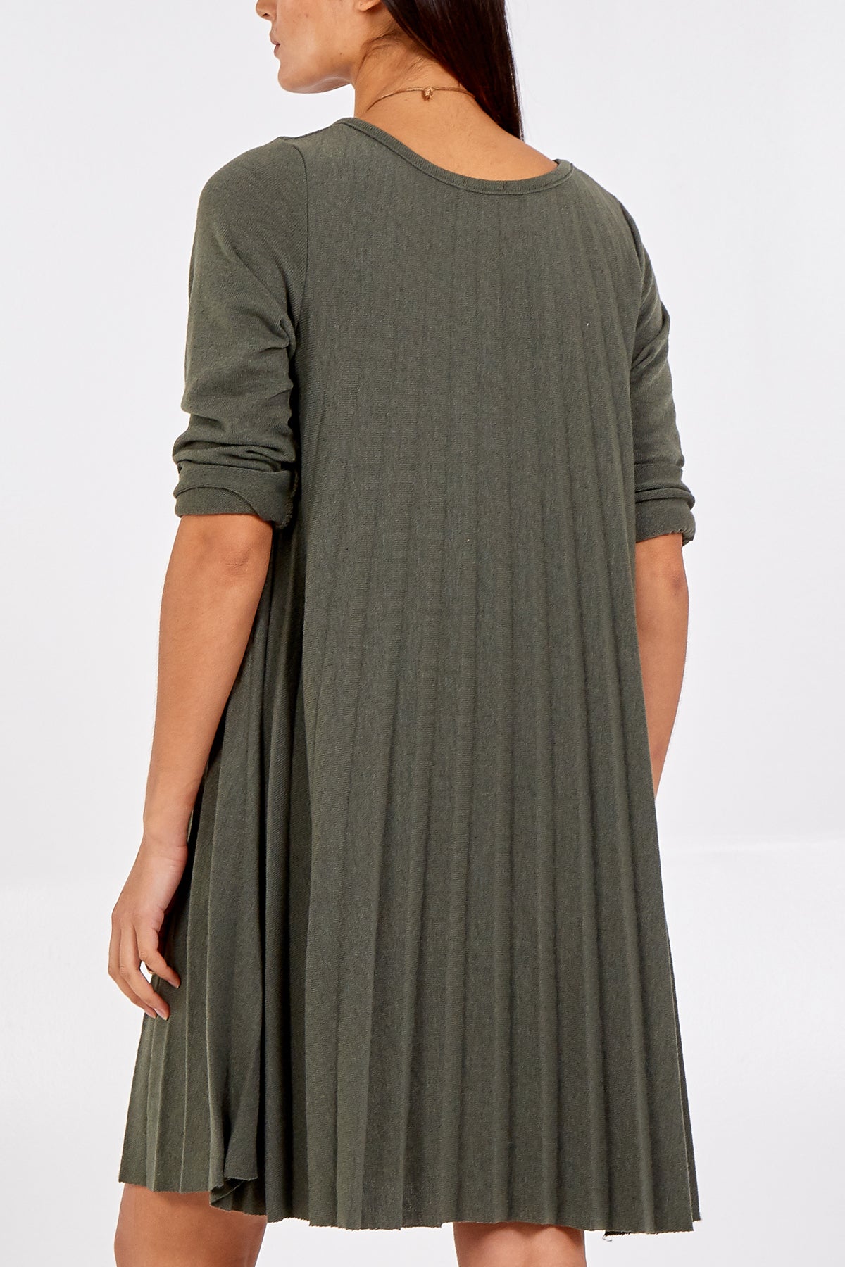 Pleated Necklace Dress DMF2 WearAll