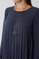 Pleated Necklace Dress DMF2 WearAll
