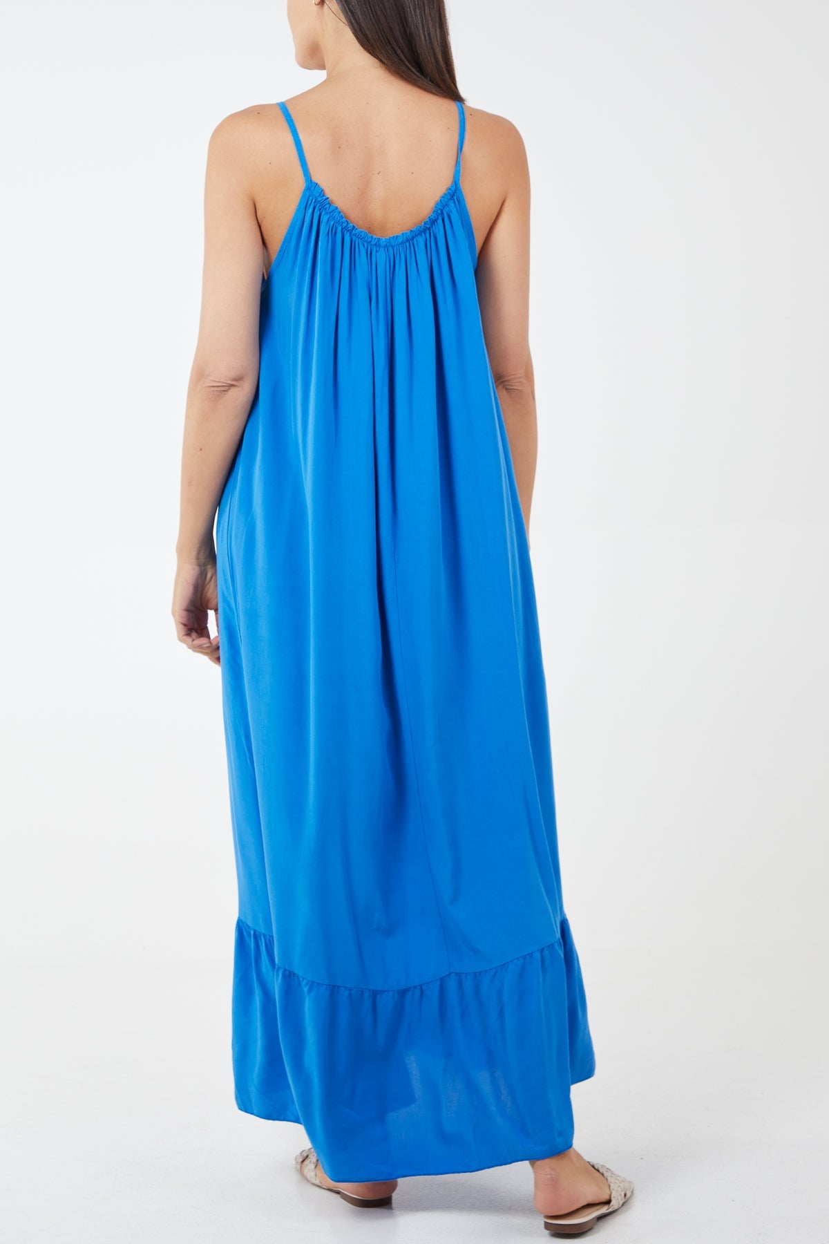 Cami Strap Relaxed Tiered Maxi Dress DMF2 WearAll