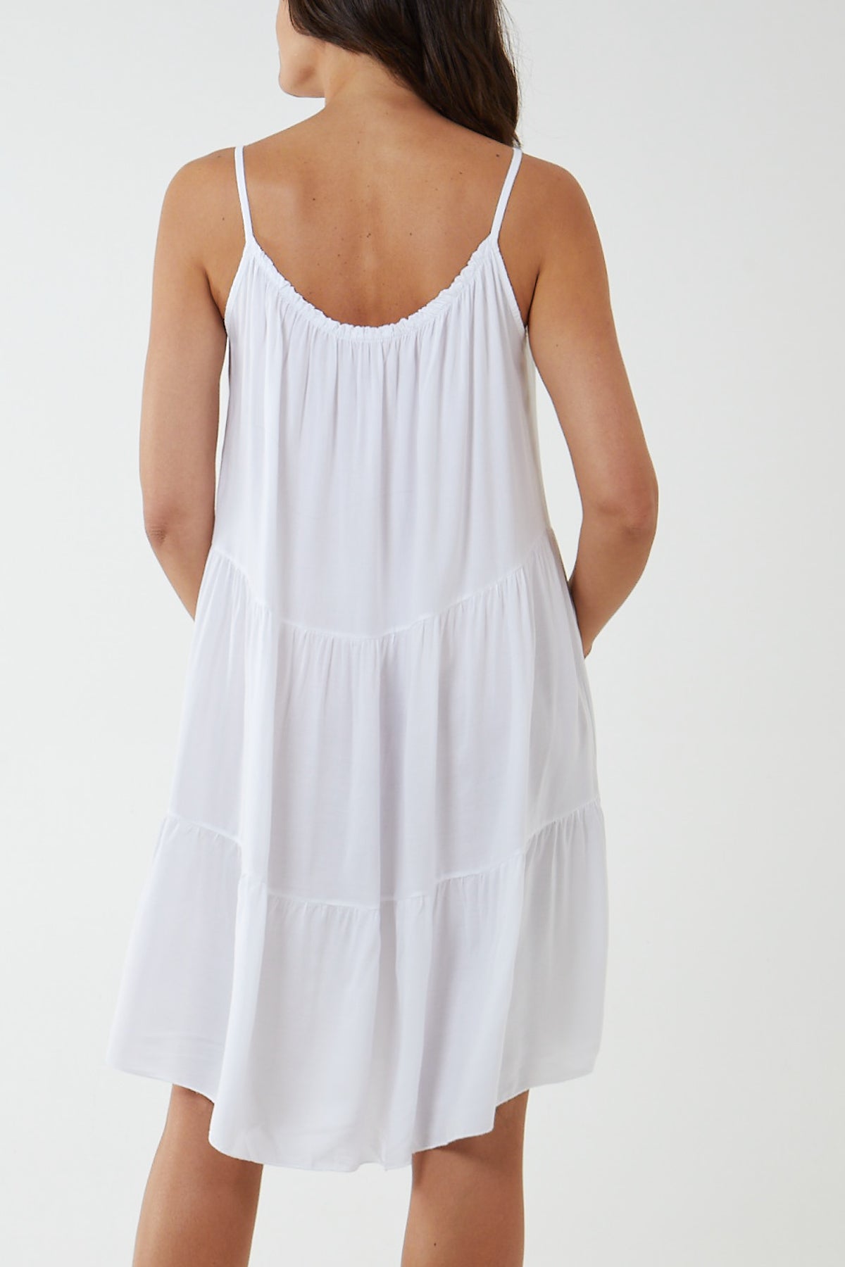 Cami Strap Tiered Smock Dress DMF2 WearAll