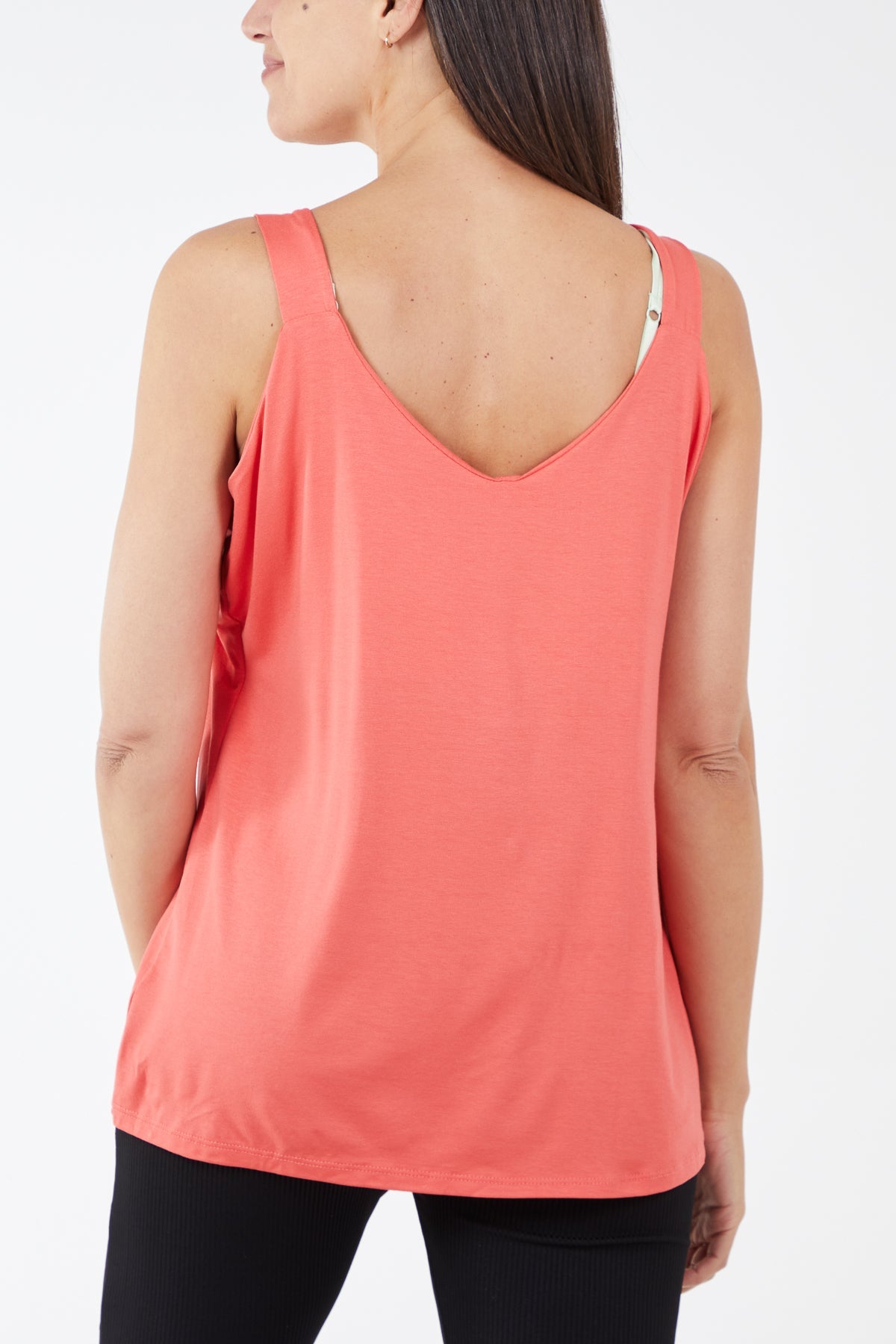 Double Layer Scoop Neck Vest TOPMF2 WearAll