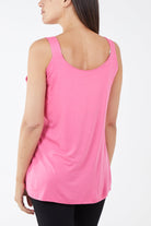 Double Layer Scoop Neck Vest TOPMF2 WearAll
